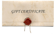 gift certificates gift certificates